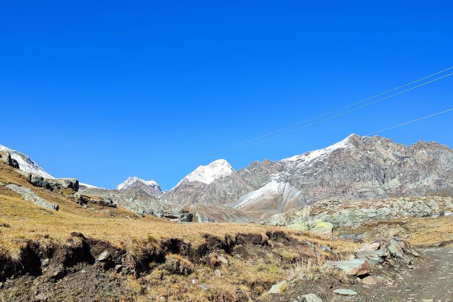 Punta Tersiva in Bianco vista dal Lago Miserin