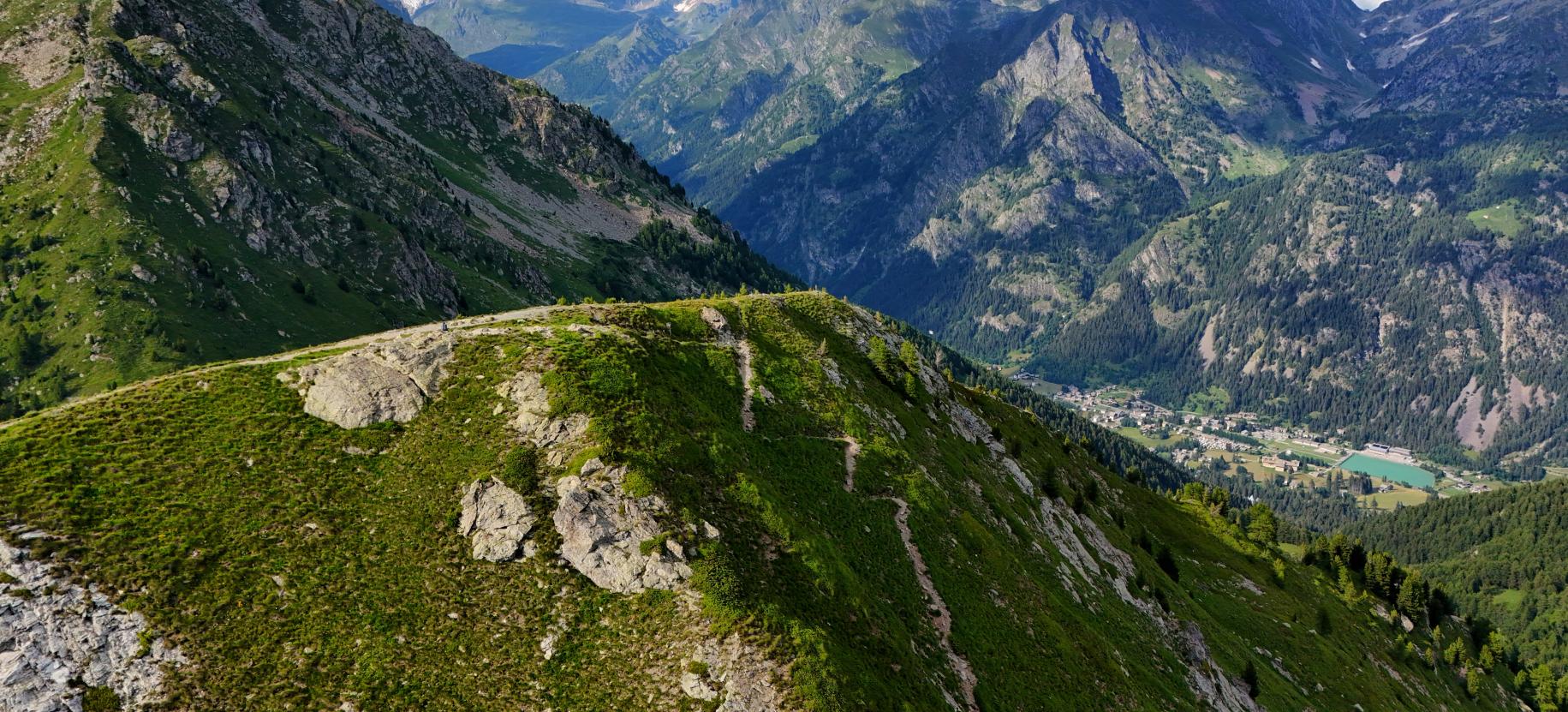 Panoramica su Punta Regina e Gressoney-Saint-Jean