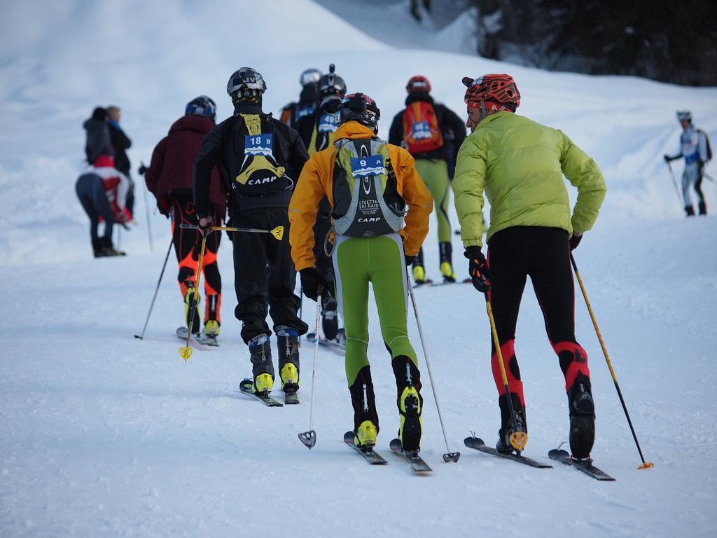 "Monterosa Ski Alp": night competition of ski mountaineering