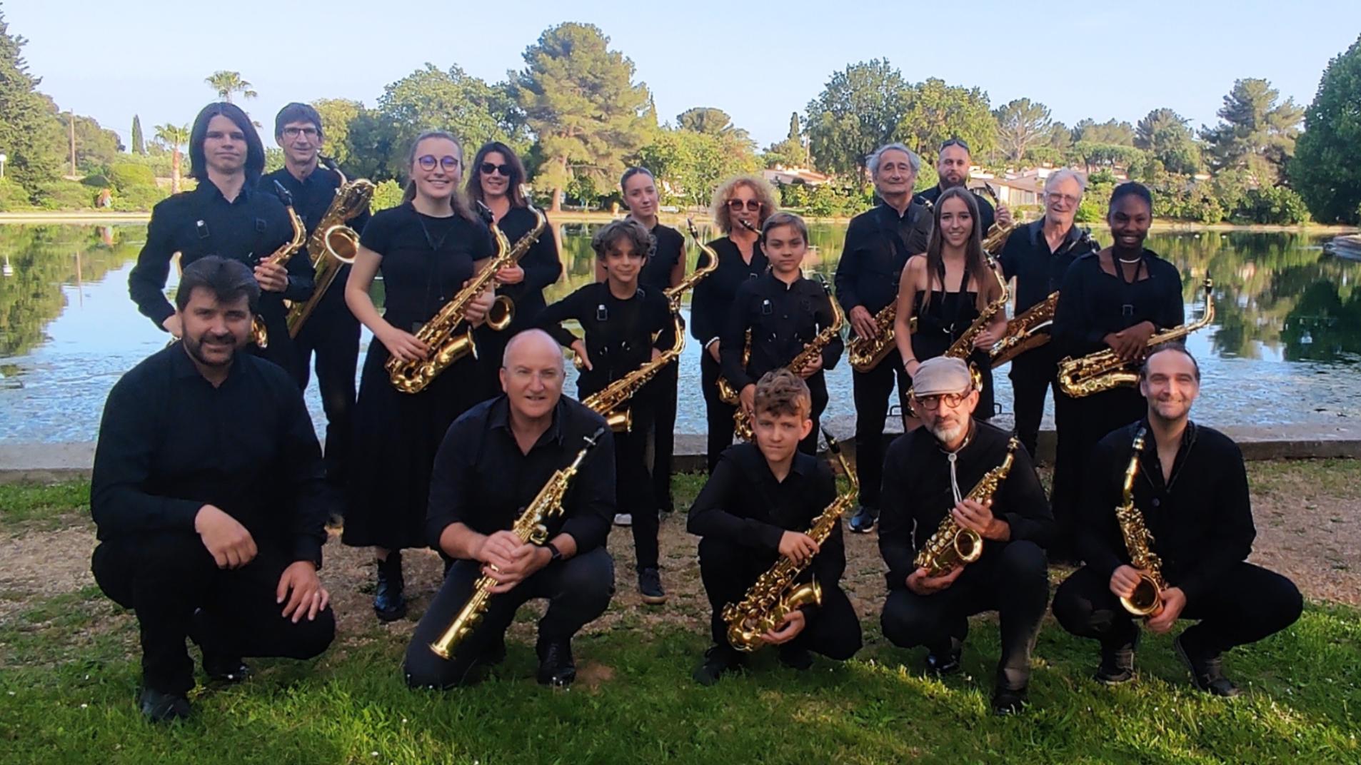 Ensemble de saxophones de Grasse concert