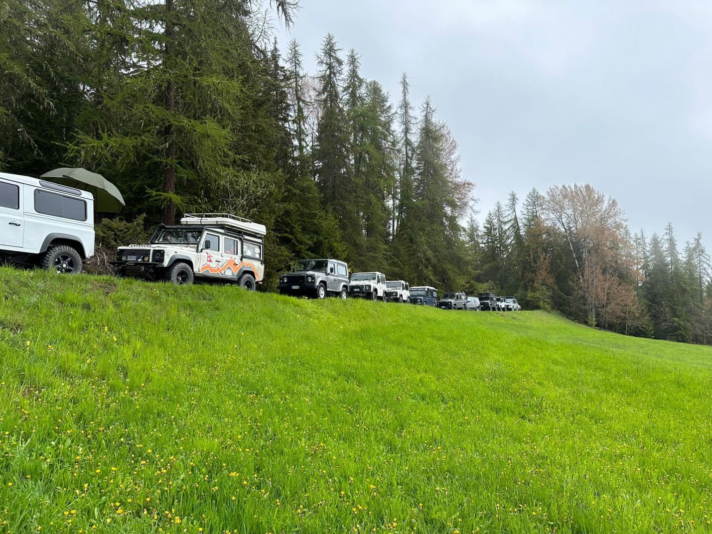 Rencontre Land Rover au pied du Mont Rose