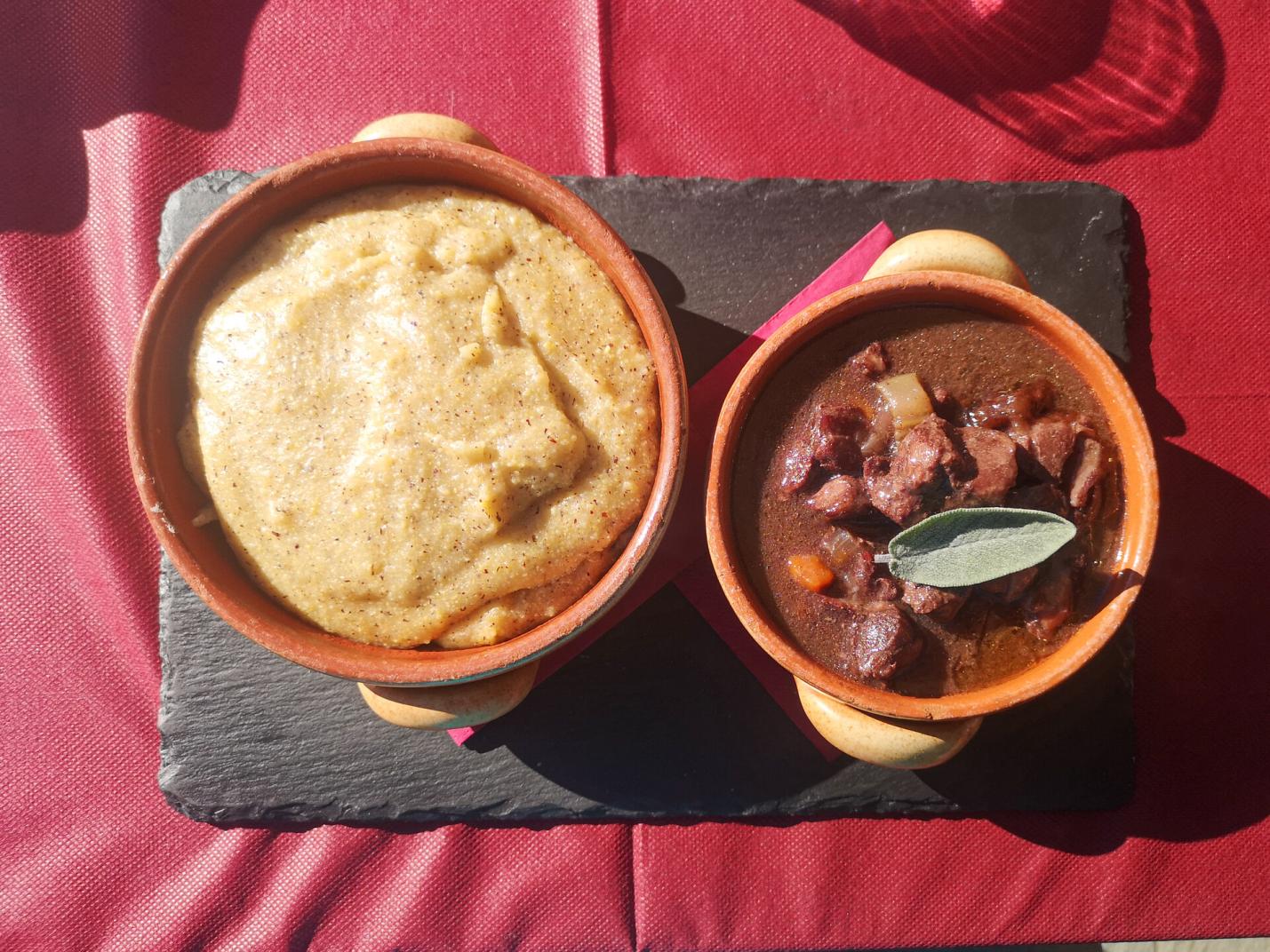 Polenta e spezzatino