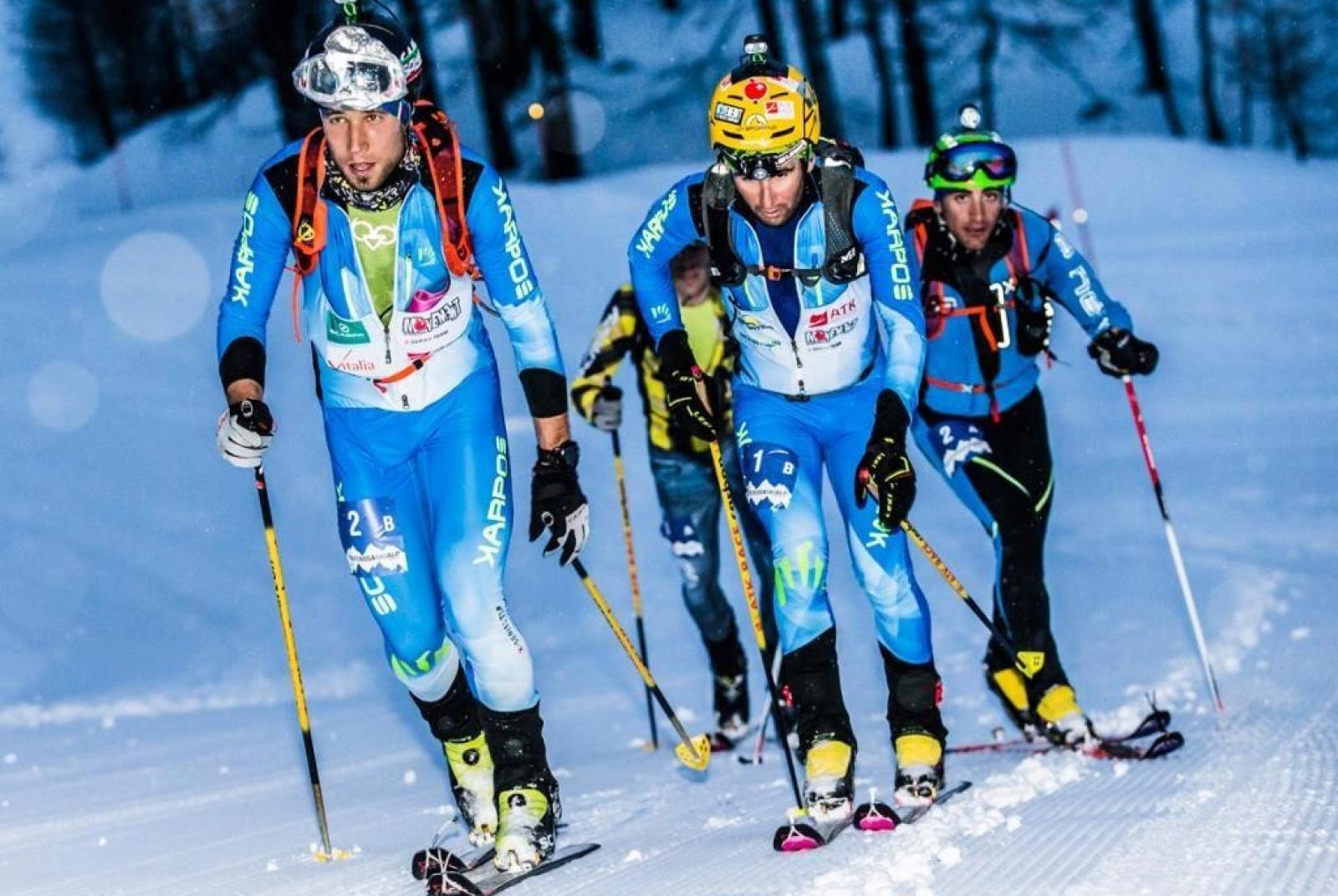 Ski de randonnée nocturne dans le domaine skiable Monterosa Ski